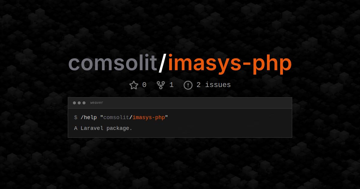 comsolit/imasys-php