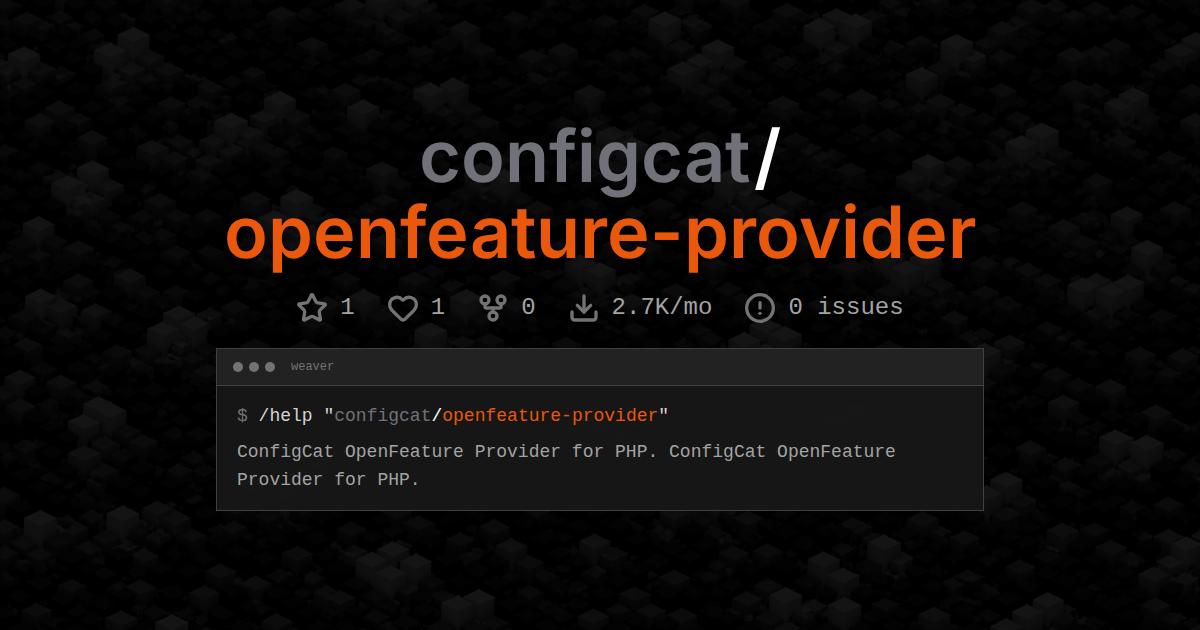 configcat/openfeature-provider