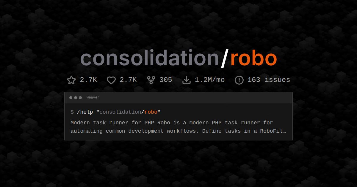 consolidation/robo
