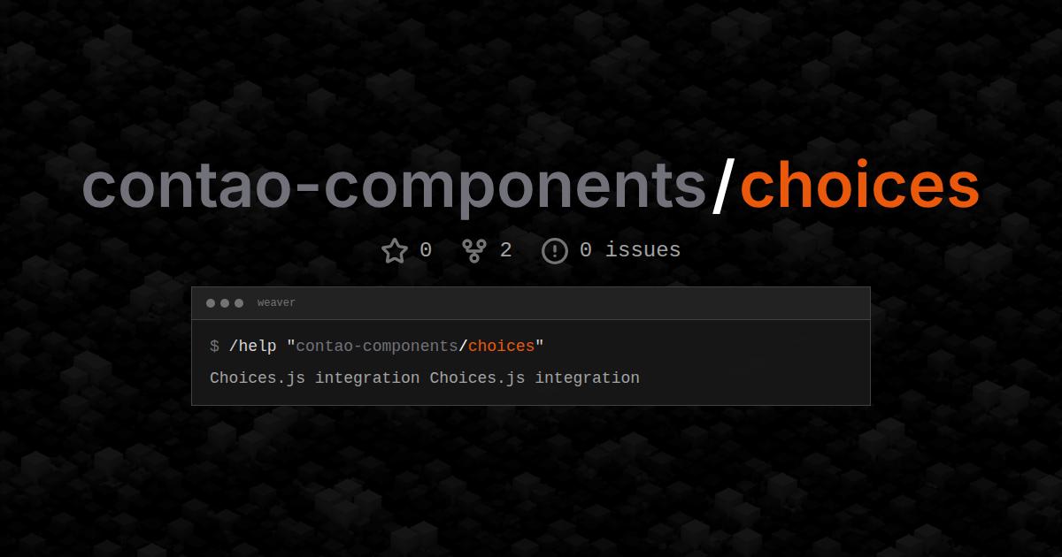 contao-components/choices
