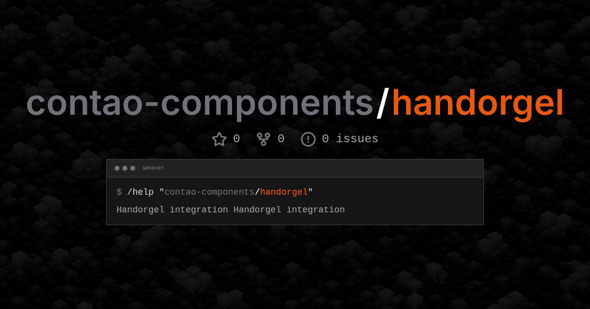 contao-components/handorgel