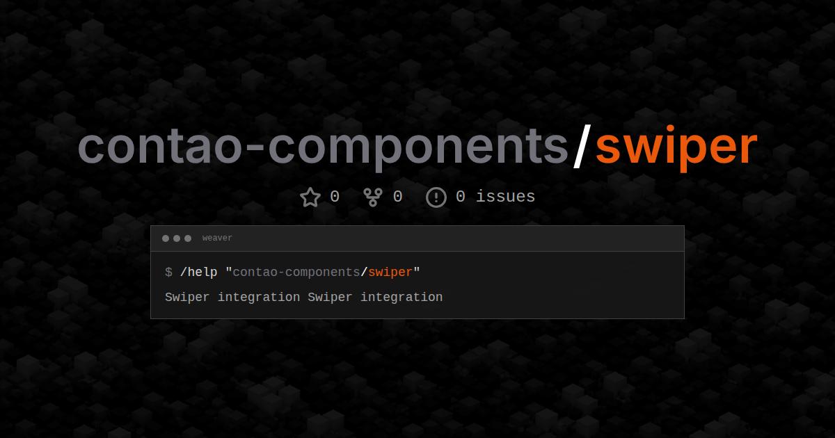 contao-components/swiper