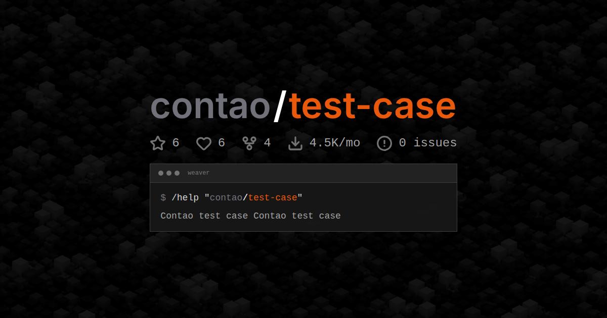 contao/test-case