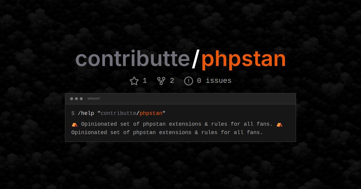 contributte/phpstan