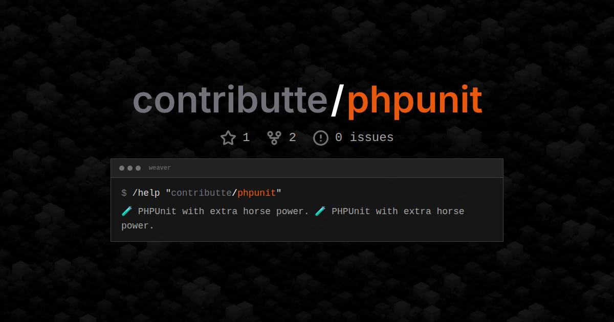 contributte/phpunit