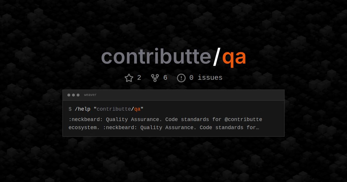contributte/qa