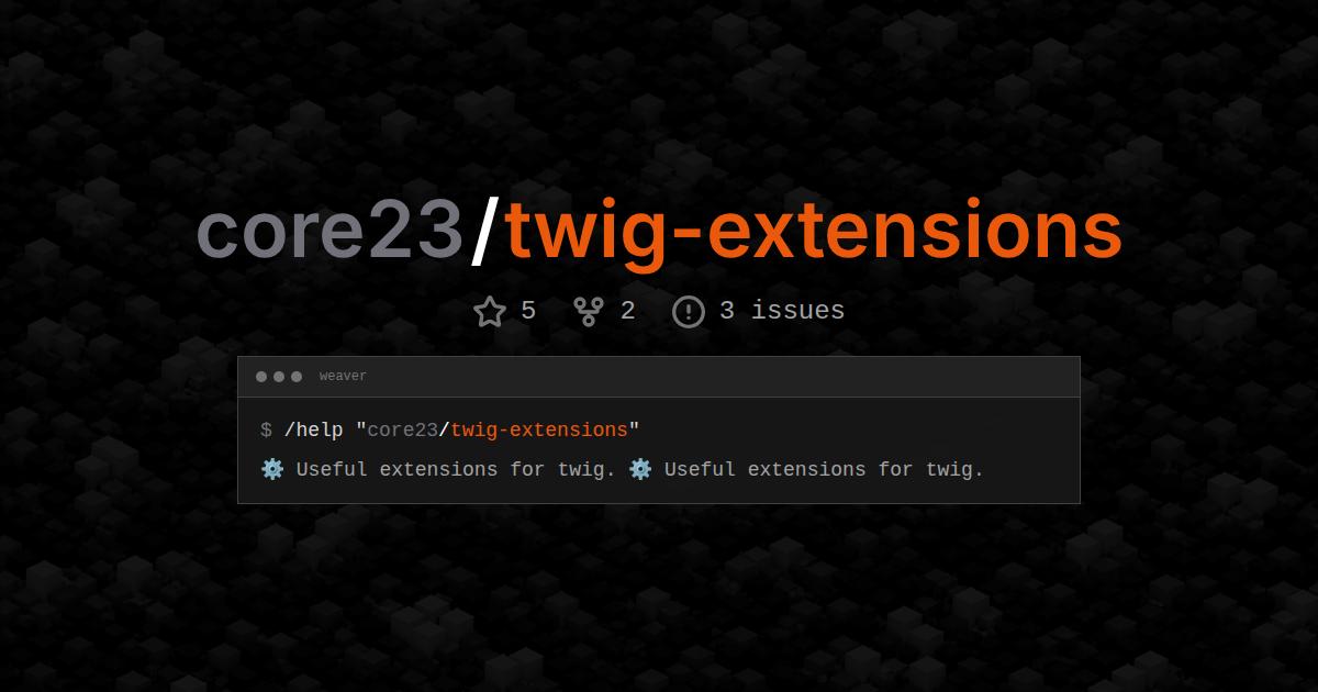 core23/twig-extensions