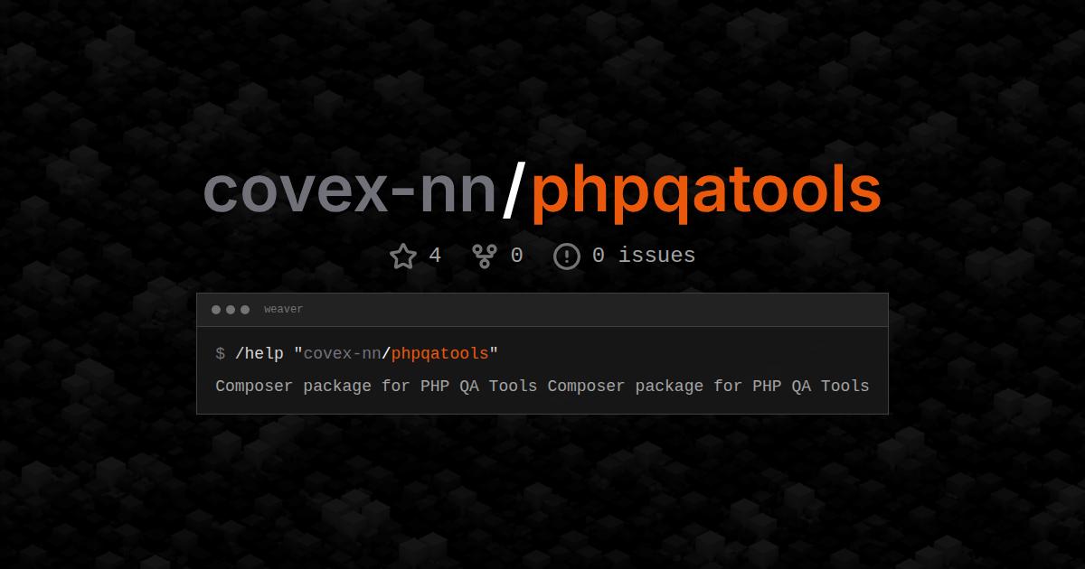 covex-nn/phpqatools