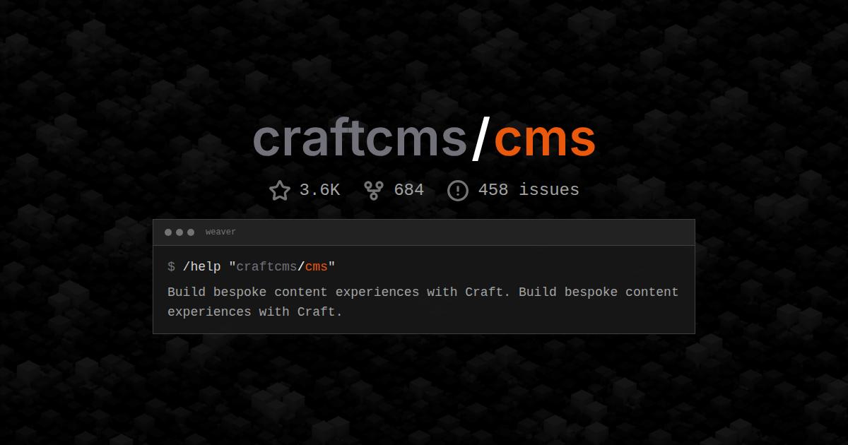 craftcms/cms