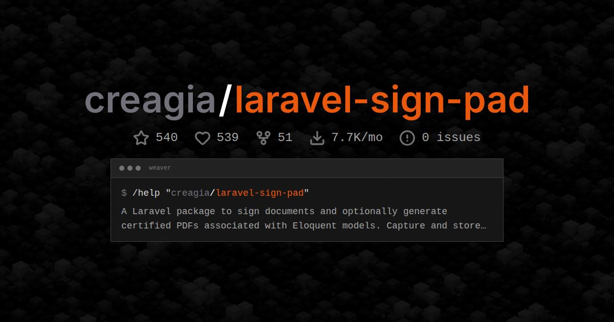 creagia/laravel-sign-pad
