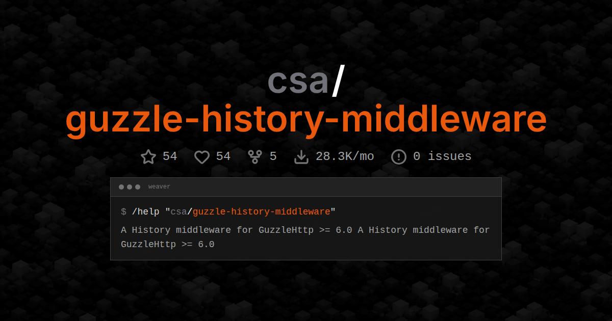 csa/guzzle-history-middleware