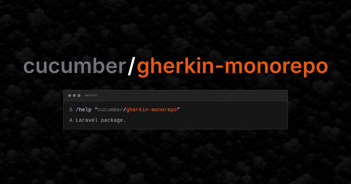 cucumber/gherkin-monorepo