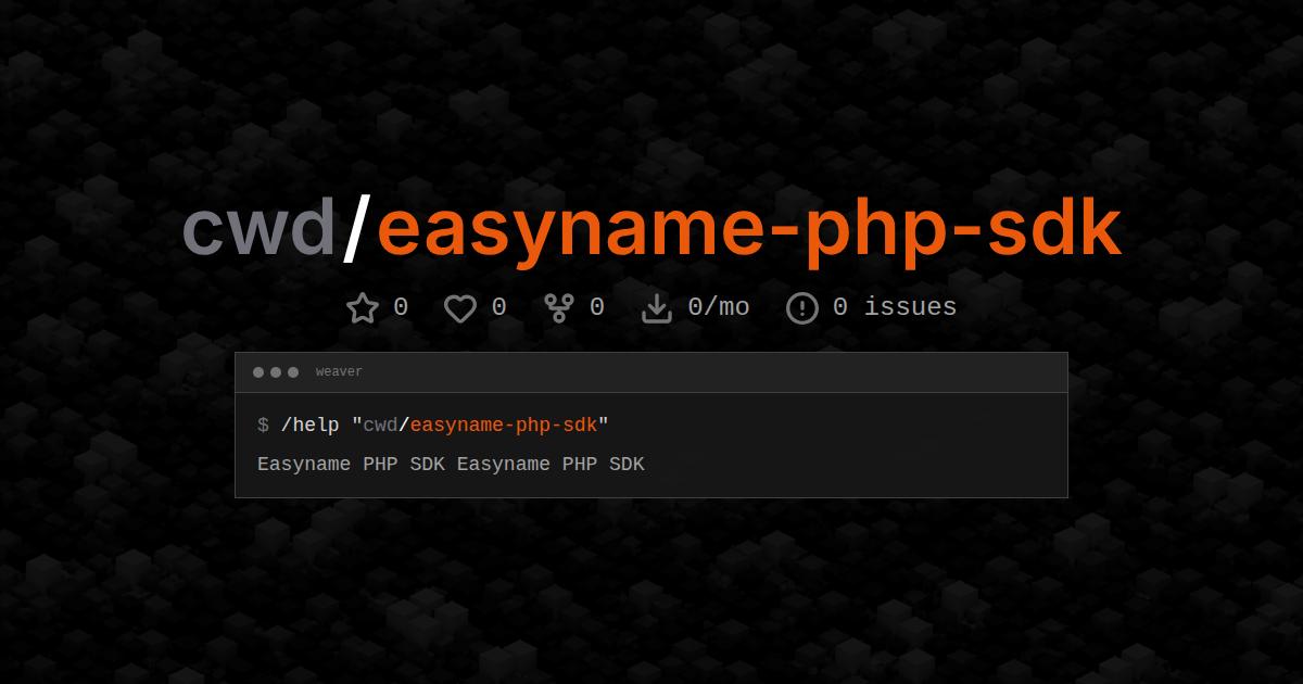 cwd/easyname-php-sdk