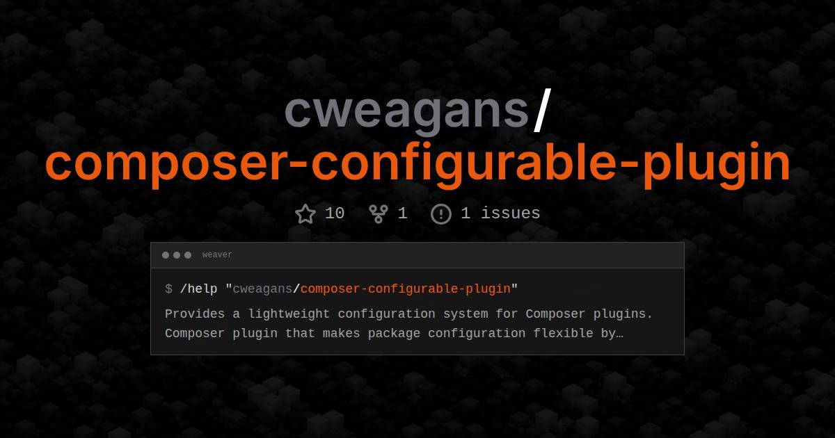 cweagans/composer-configurable-plugin