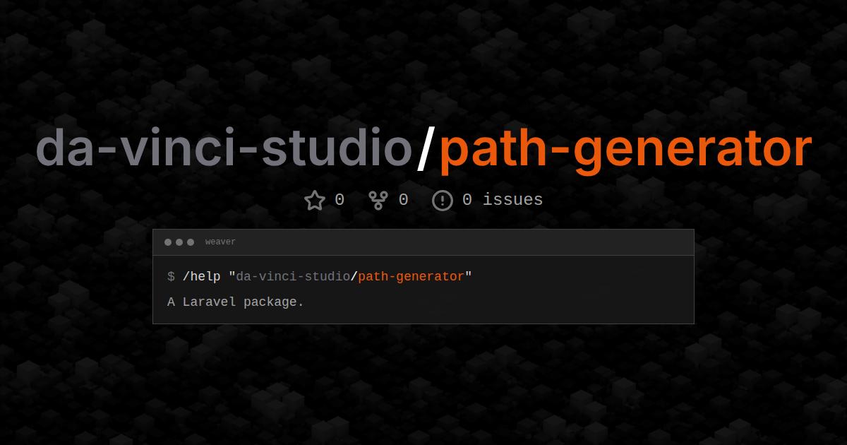 da-vinci-studio/path-generator
