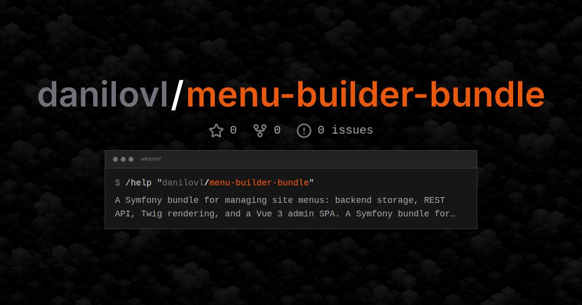 danilovl/menu-builder-bundle