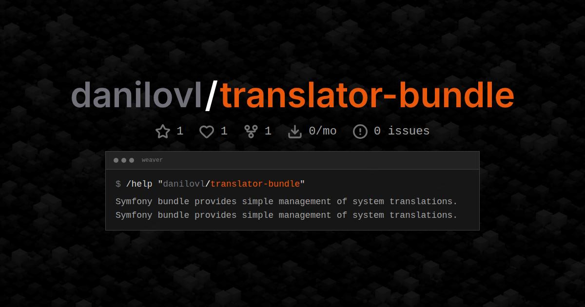 danilovl/translator-bundle