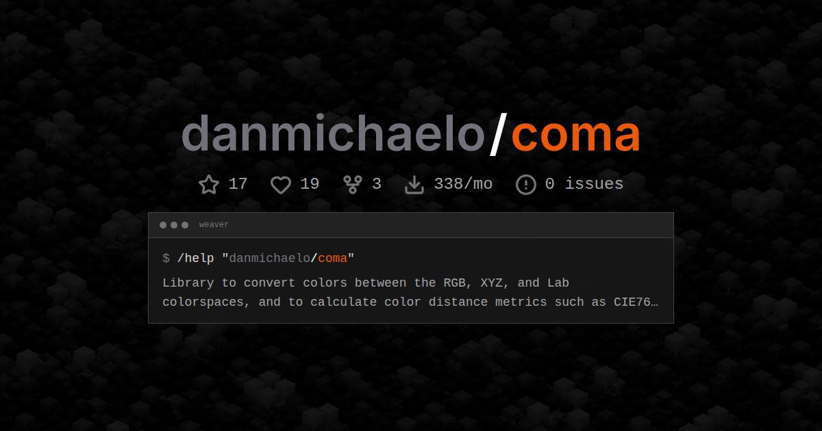 danmichaelo/coma