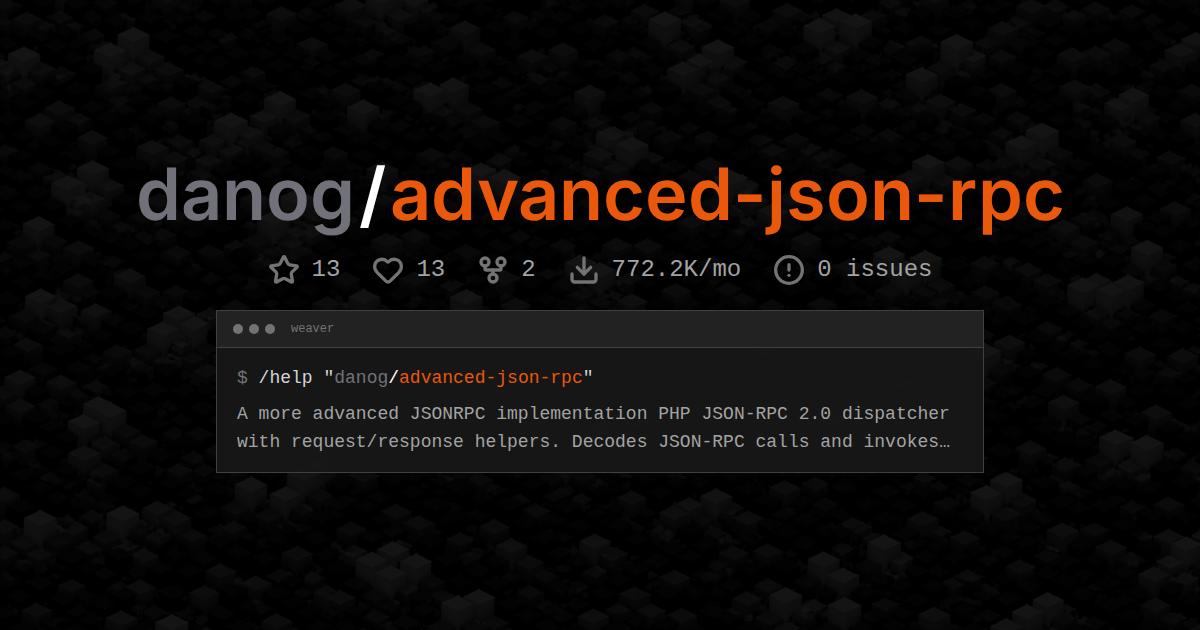 danog/advanced-json-rpc