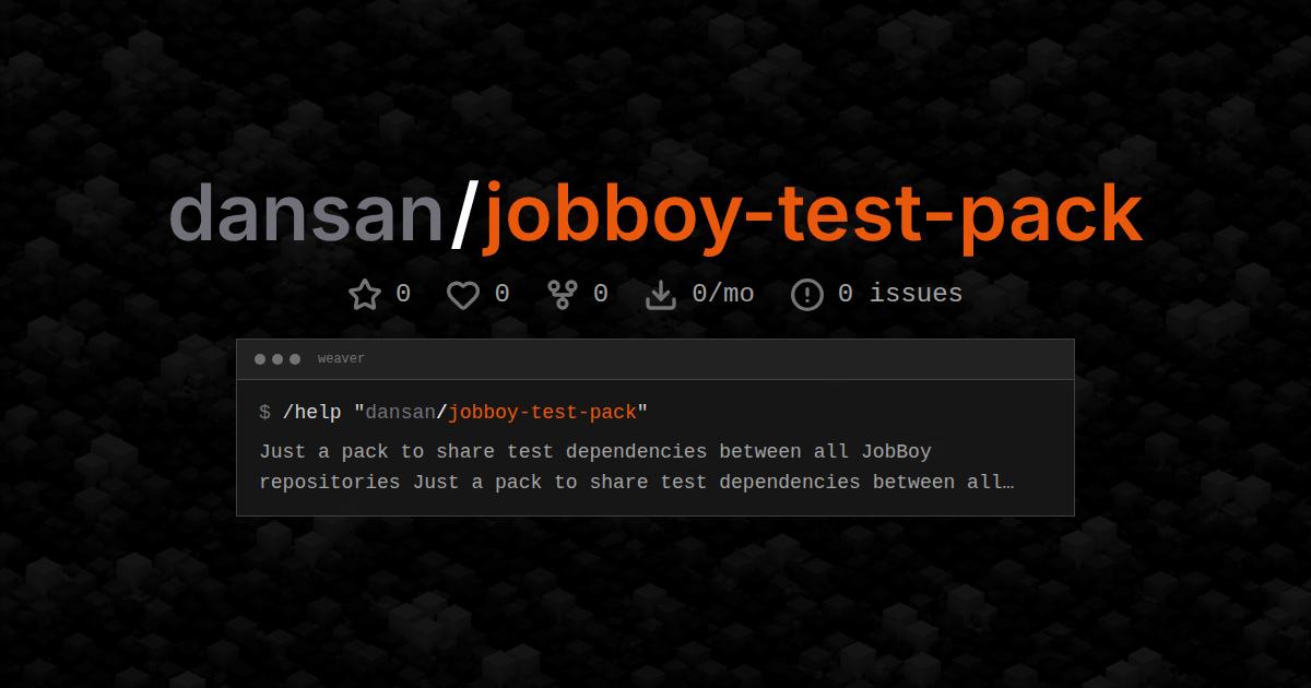 dansan/jobboy-test-pack