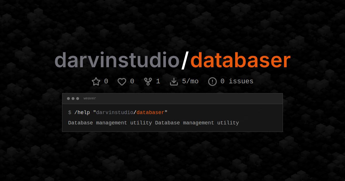 darvinstudio/databaser