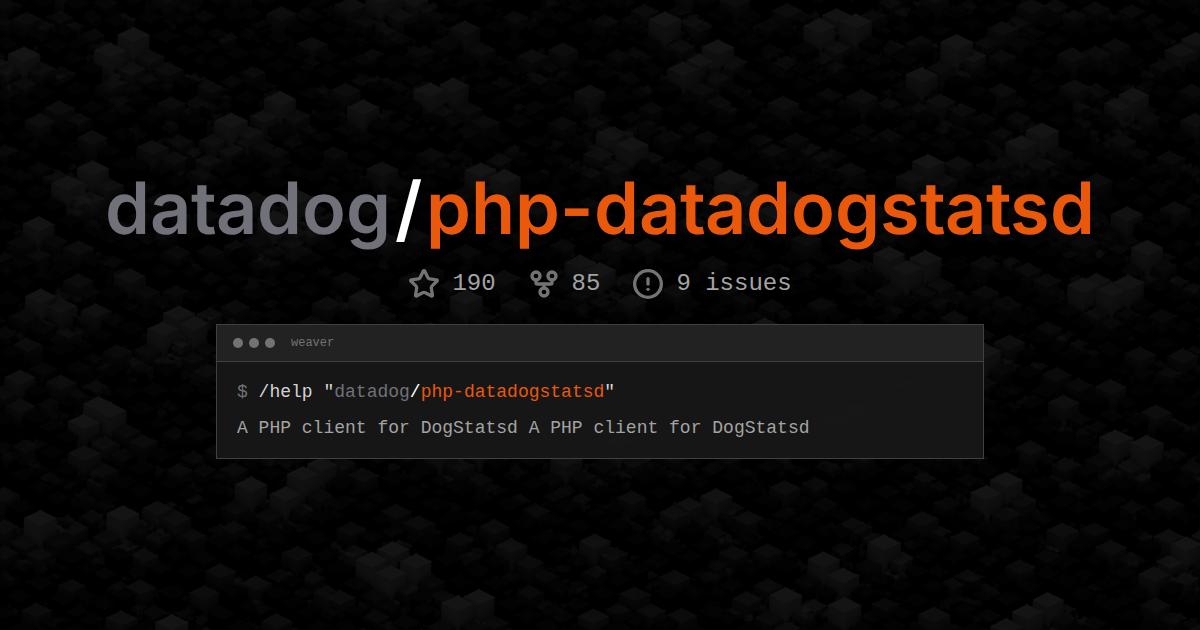 datadog/php-datadogstatsd