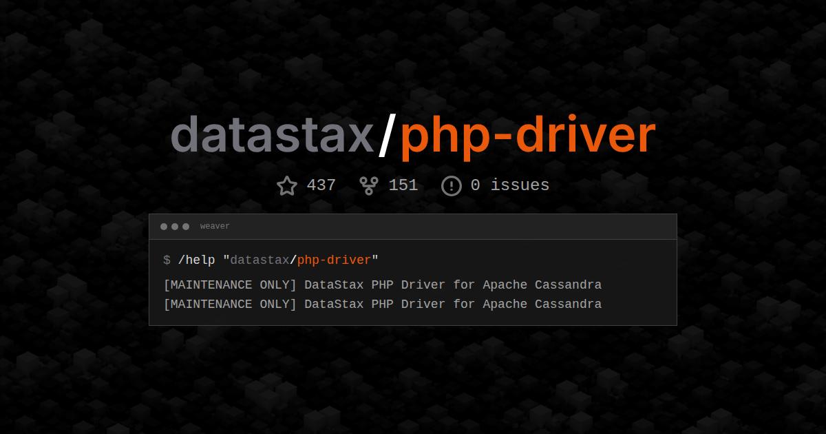 datastax/php-driver