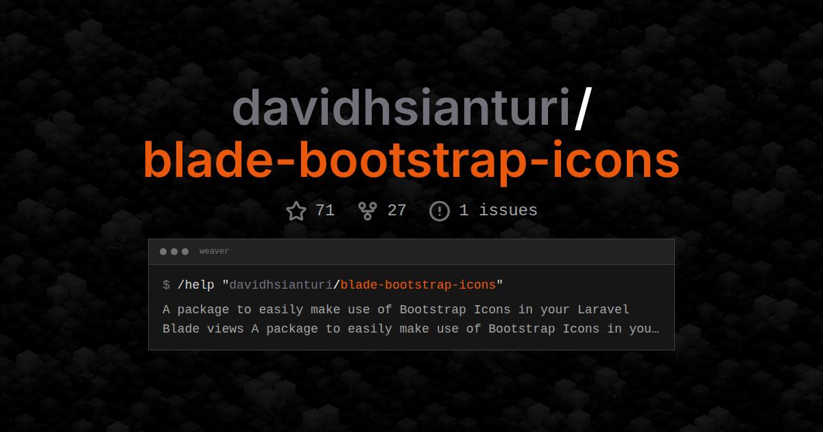 davidhsianturi/blade-bootstrap-icons