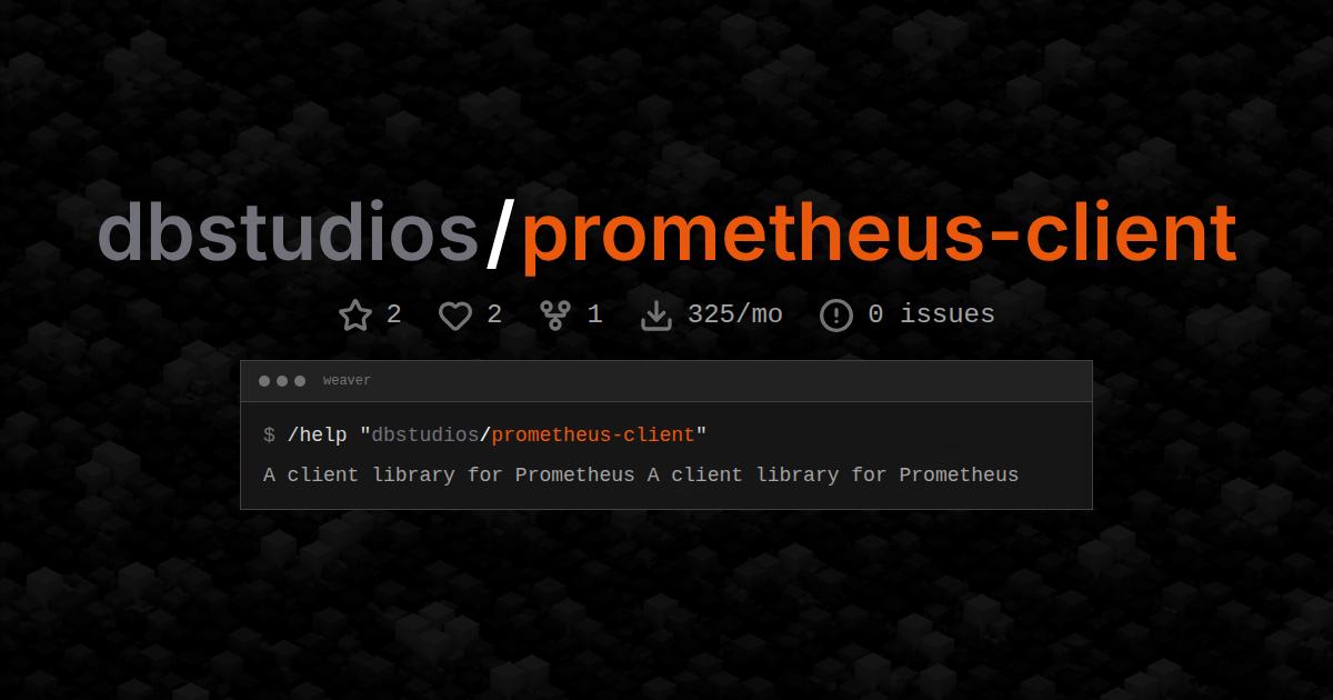 dbstudios/prometheus-client
