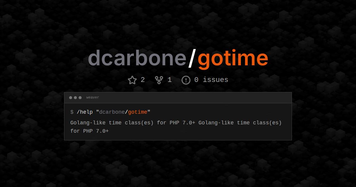 dcarbone/gotime
