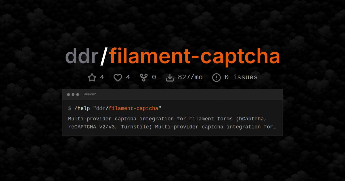 ddr/filament-captcha