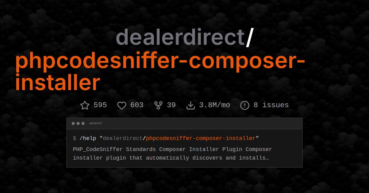 dealerdirect/phpcodesniffer-composer-installer