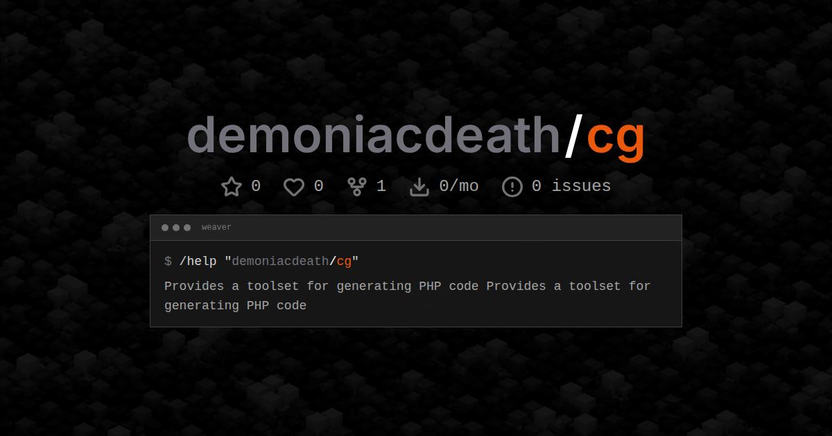 demoniacdeath/cg