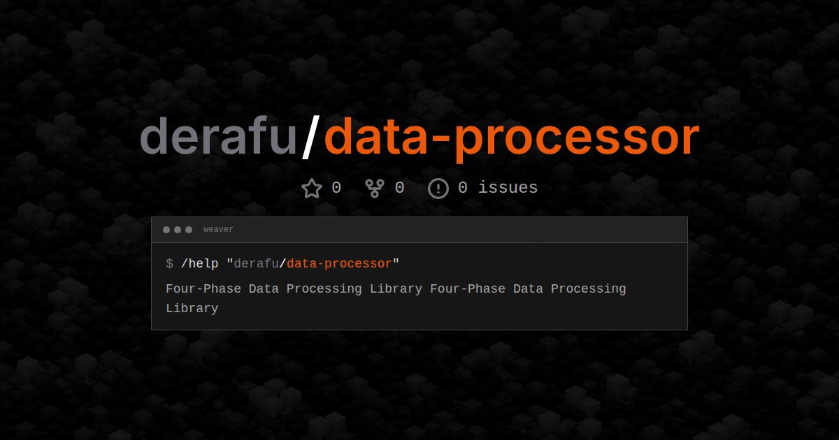 derafu/data-processor