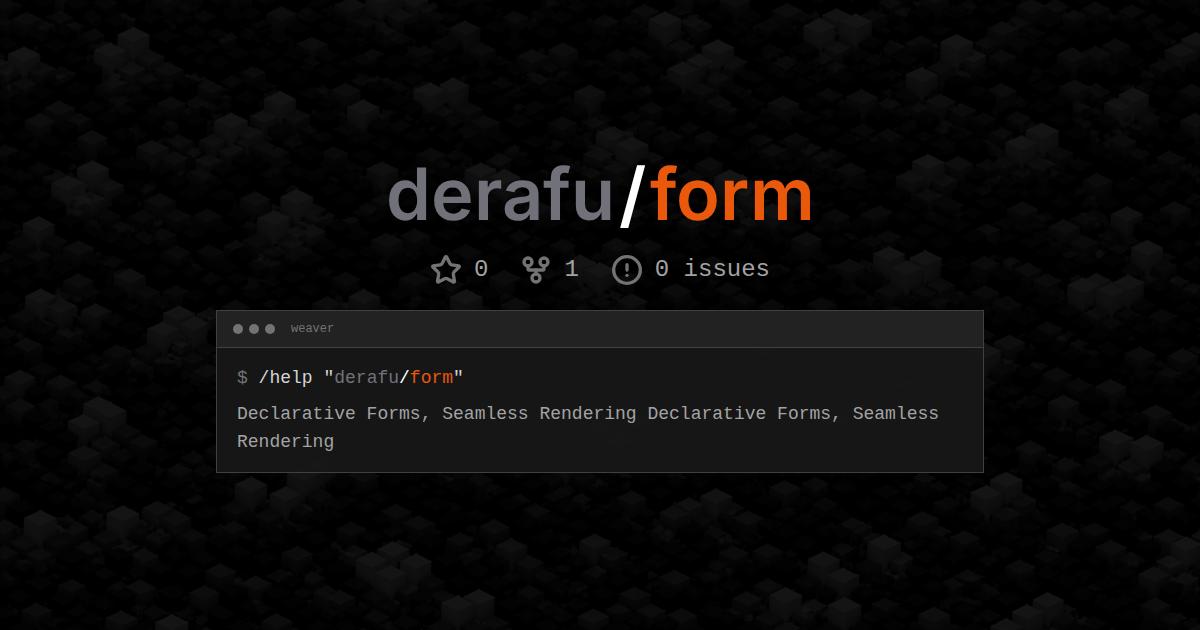 derafu/form