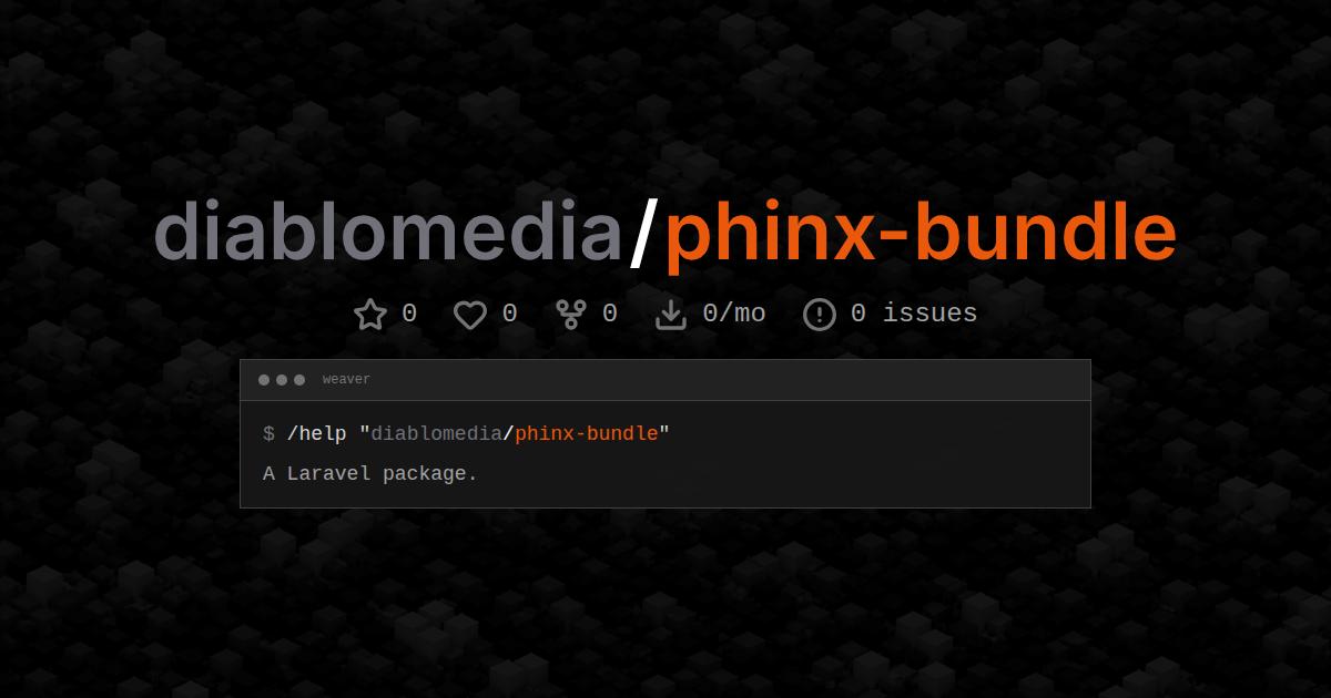 diablomedia/phinx-bundle