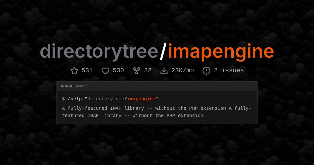 directorytree/imapengine