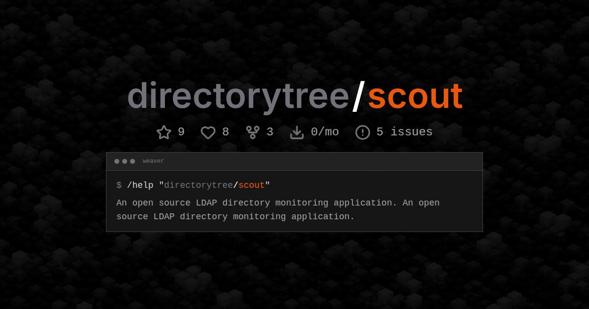 directorytree/scout