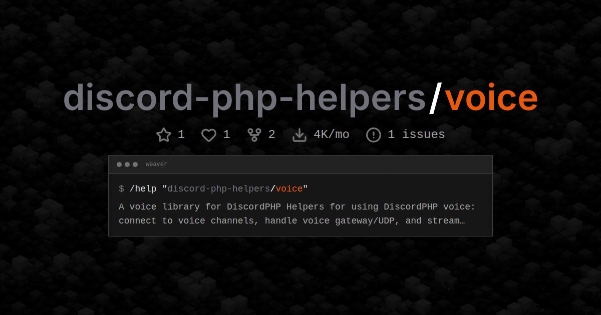 discord-php-helpers/voice
