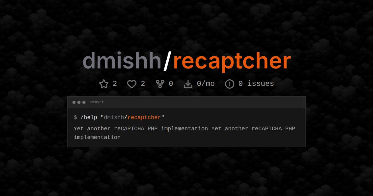 dmishh/recaptcher
