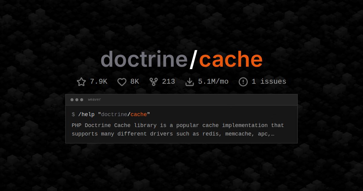doctrine/cache