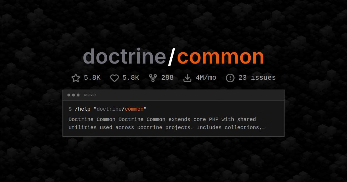 doctrine/common