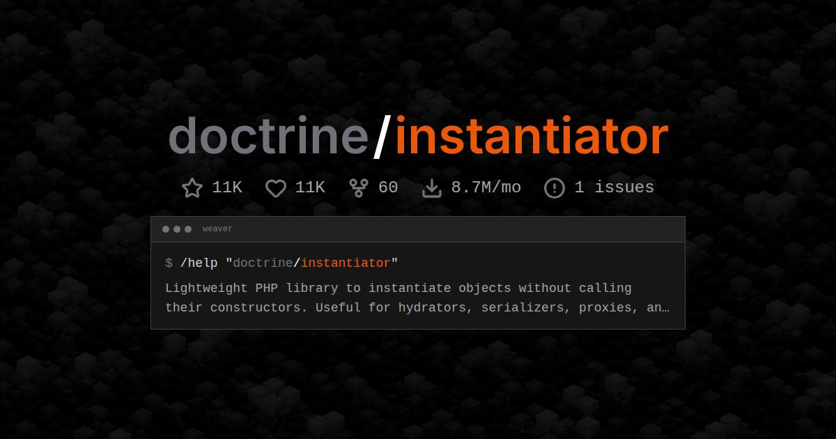 doctrine/instantiator