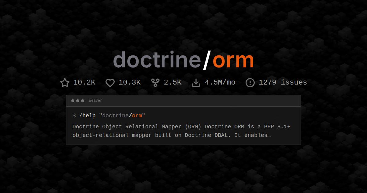 doctrine/orm