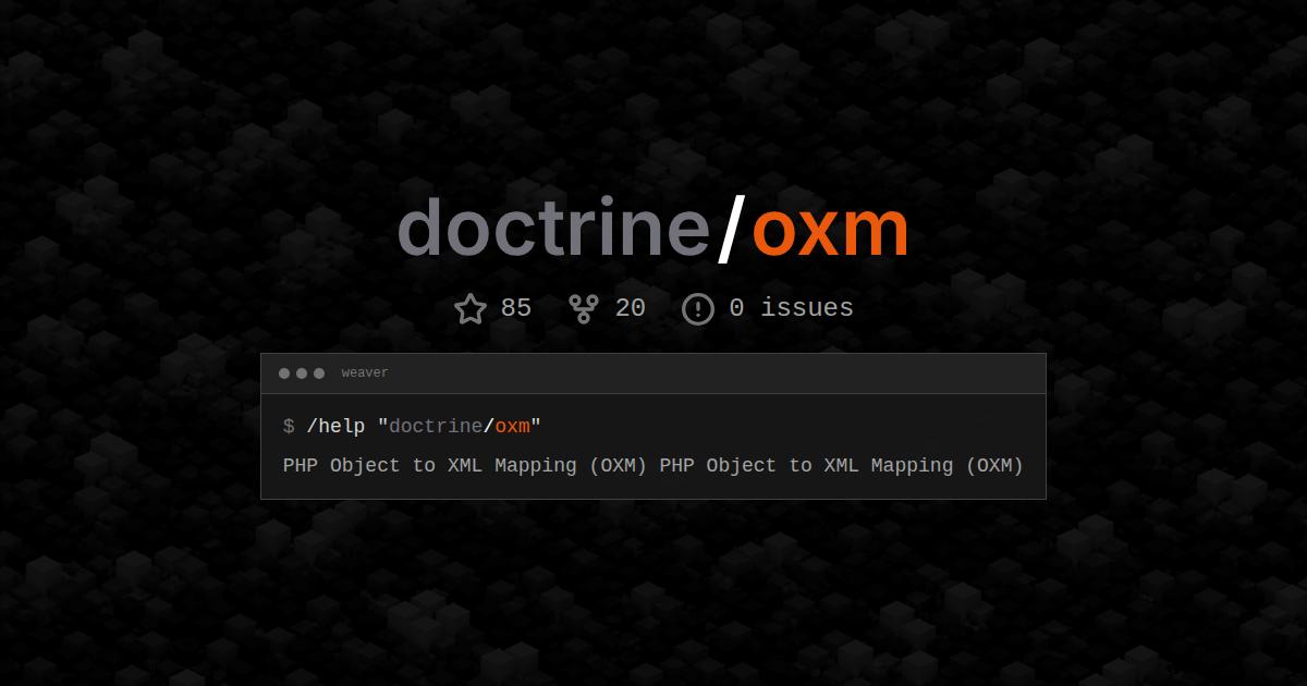 doctrine/oxm