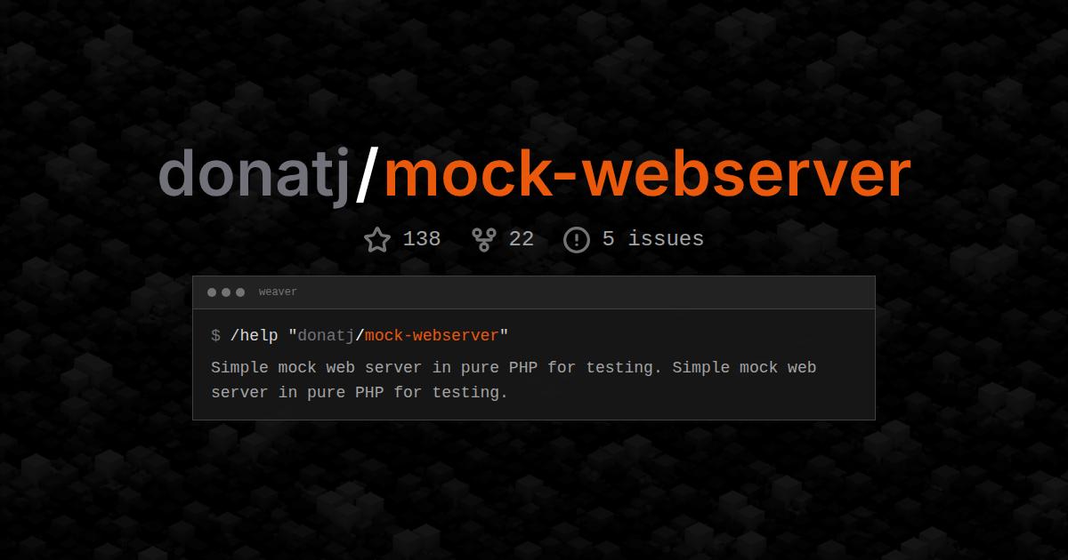 donatj/mock-webserver