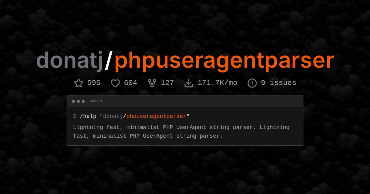 donatj/phpuseragentparser