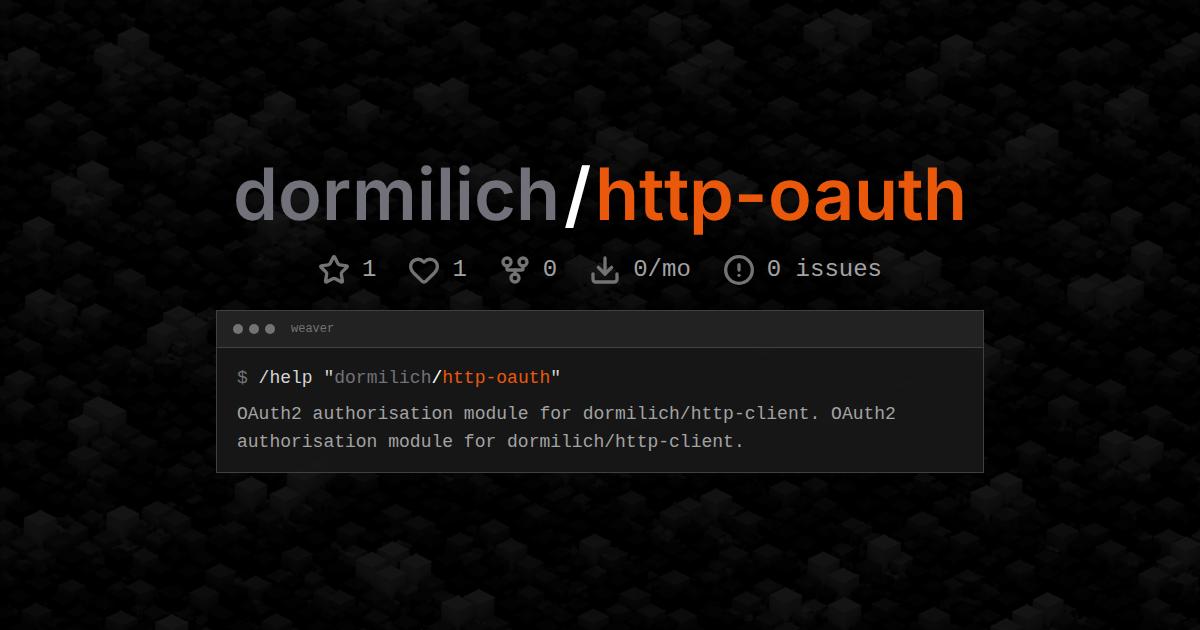 dormilich/http-oauth