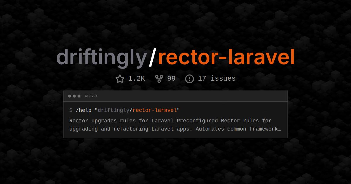 driftingly/rector-laravel