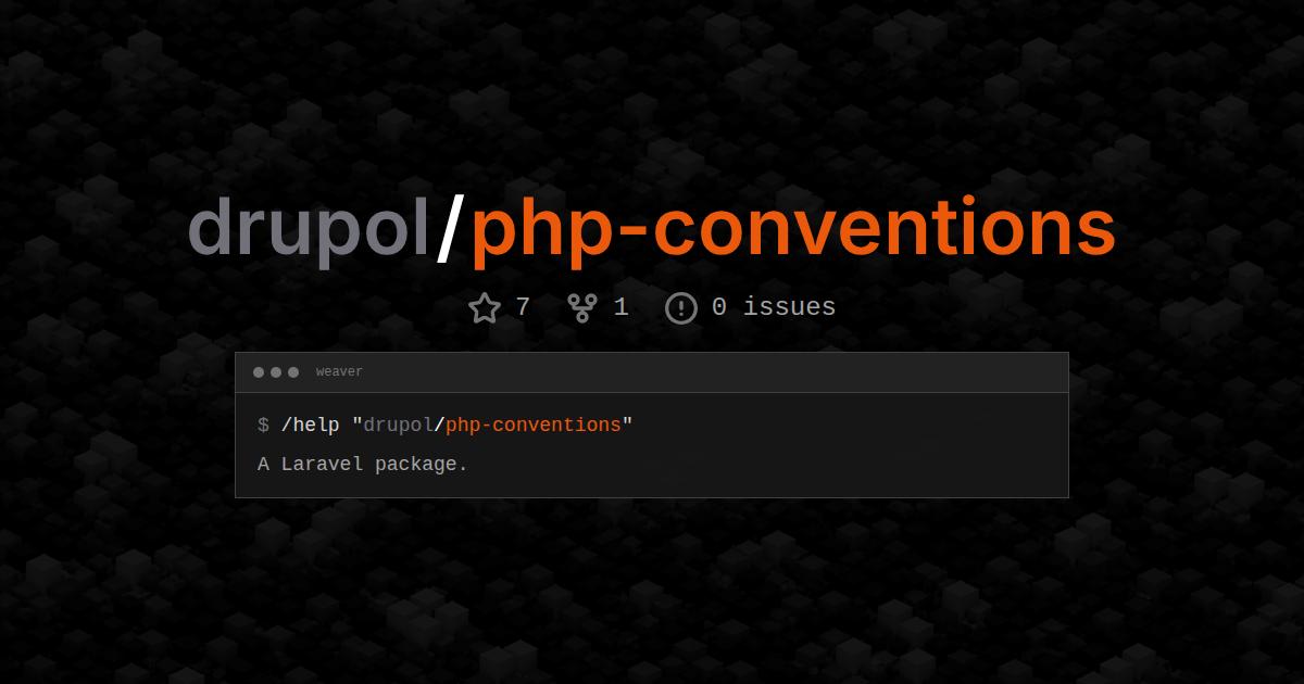 drupol/php-conventions